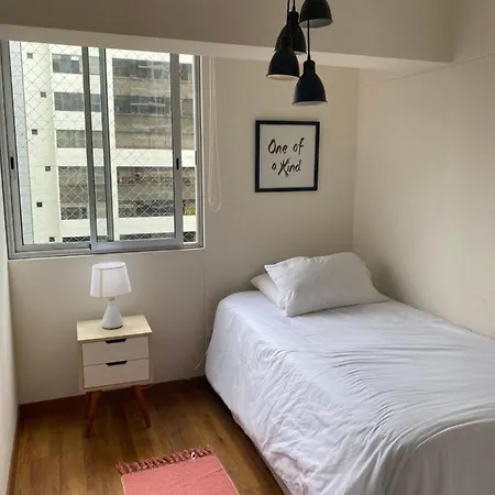 Hermoso Apartamento Con Piscina Miraflores- Canvas Lima Extérieur photo